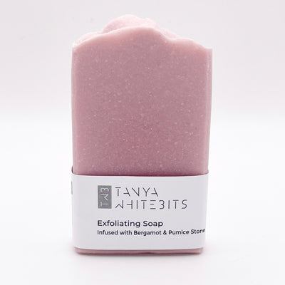 Exfoliating Soap infused with Bergamot and Pumice Stone - Tanya Whitebits