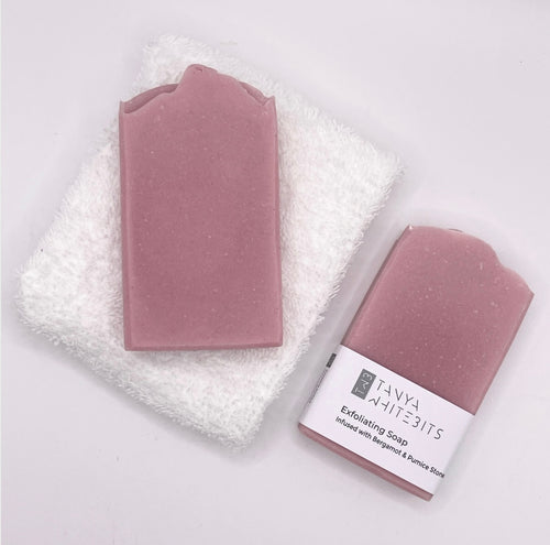 Exfoliating Soap infused with Bergamot and Pumice Stone